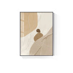 Neutral Colors Line & Curve Wall Art Fine Art Canvas Prints Modern Abstract Pictures For Minimalist Living Room Contemporary Interiors