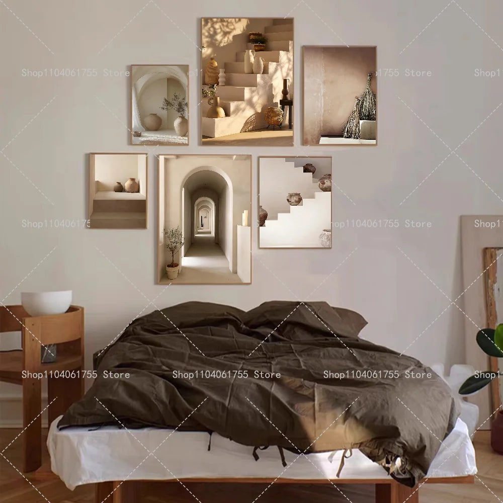 Rustic Vintage Vases Still Life Wall Art Fine Art Canvas Prints Pictures For Living Room Dining Room Kitchen Art For Contemporary Interiors