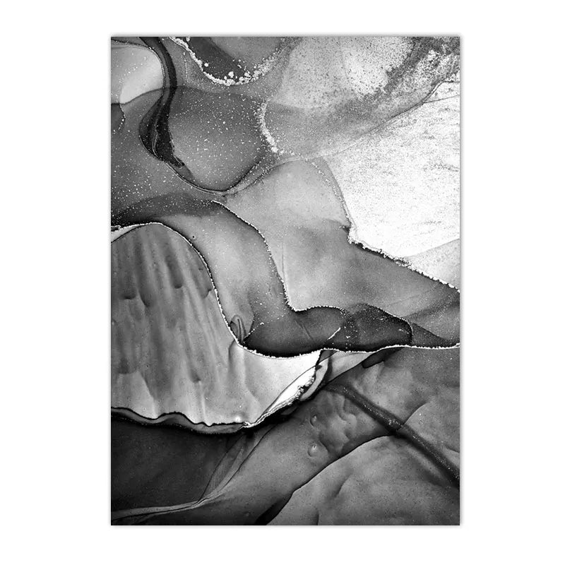 Set of 3Pcs Modern Gray Black and White Marble Canvas Painting Wall Art Print Abstract Posters And Prints Nordic Wall Pictures Bedroom Decor