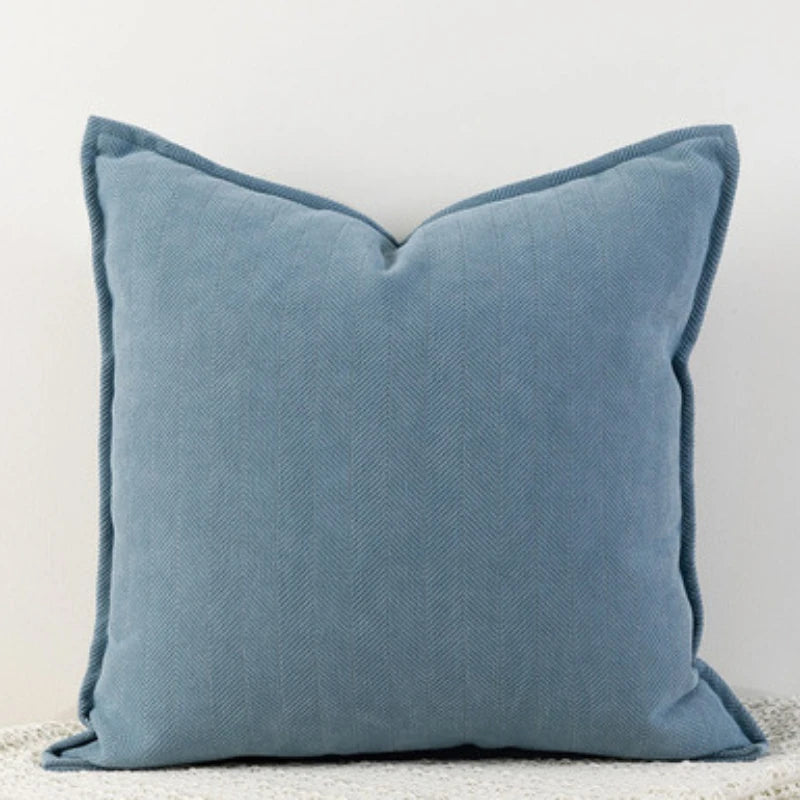 Cozy Solid Chenille Throw Pillow Covers – Nordic Minimalist Cushion Cases in 45x4550x5060x6065x65cm for Modern Living Room Décor