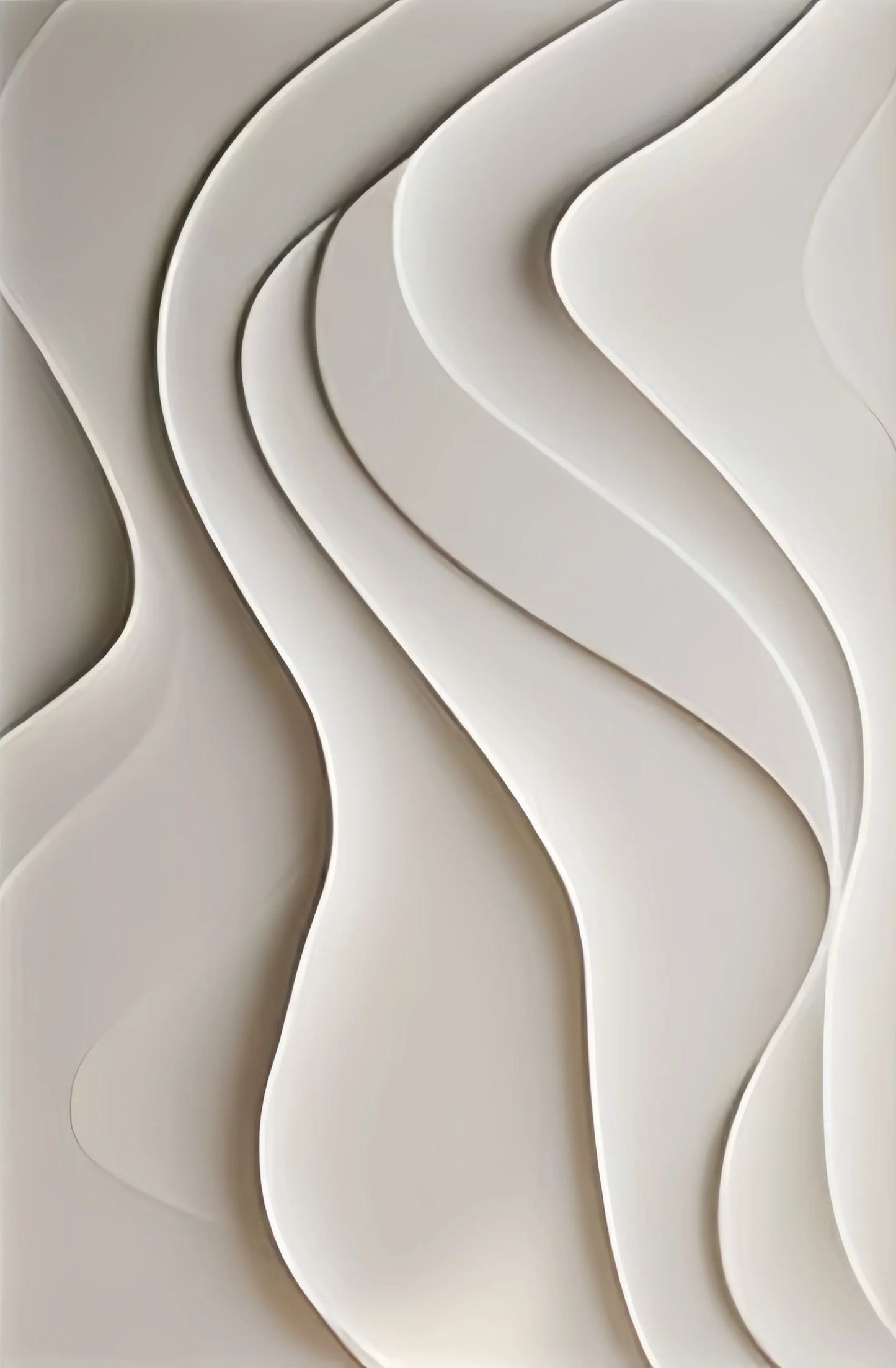Modern Abstract Flowing Wavy Design Wall Art Fine Art Canvas Print Picture For Entryway Foyer Living Room Art Decor