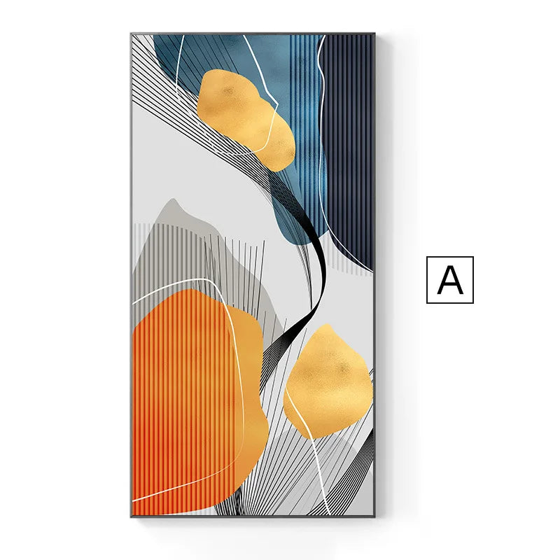 Modern Abstract Nordic Wall Art Prints Posters Colorful Art For Living