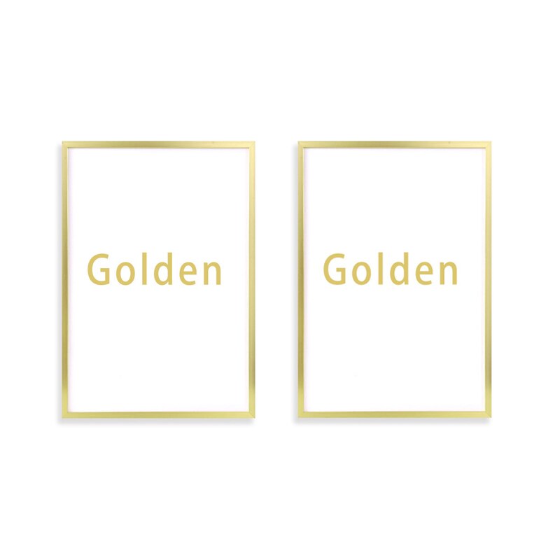 Black Gold Silver Metal Picture Frame For Framing Photos Painting Prints 13x18cm 15x20cm 20x25cm 21x30cm 30x40cm Frame With Perspex