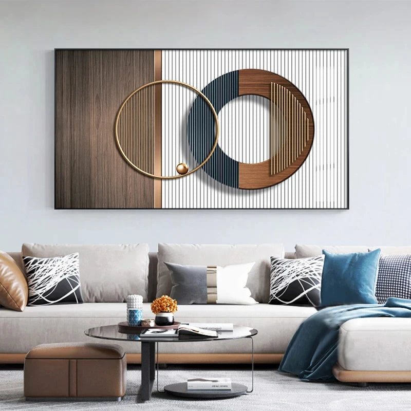Modern Aesthetics Abstract Celestial Geometry Wall Art Fine Art Canvas Prints Pictures For Living Room Dining Room Art For Contemporary Interiors 2025