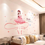 Colorful Floral Vinyl Wall Mural Wall Sticker For Living Room Bedroom Kid's Room Removable PVC Wall Decals For Creative DIY Home Decor 