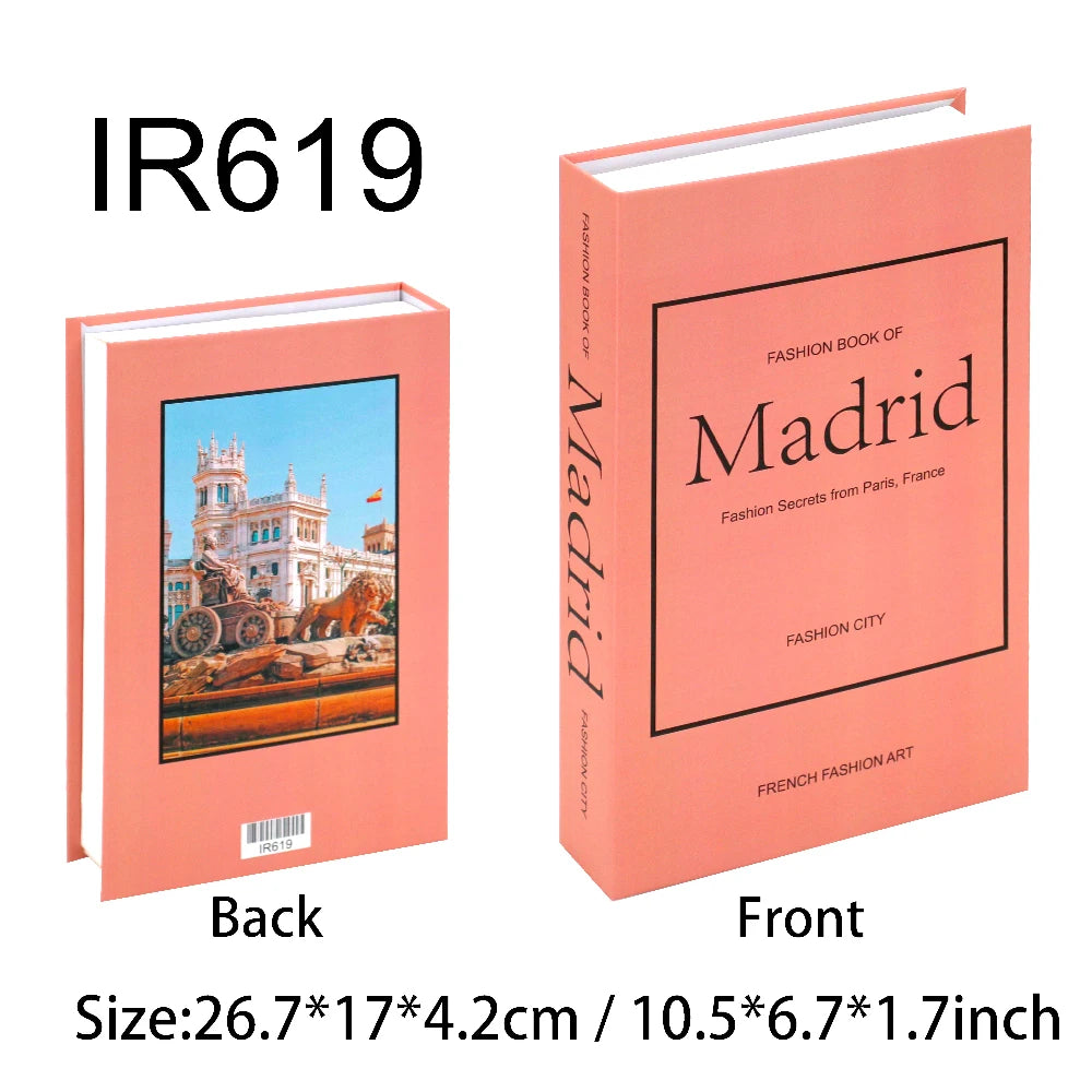 Fashion Art Style Faux Books Coffee Table Decor Book Box Storage Boxes Luxury Practical Ornamental Decoration For Modern Home Decor