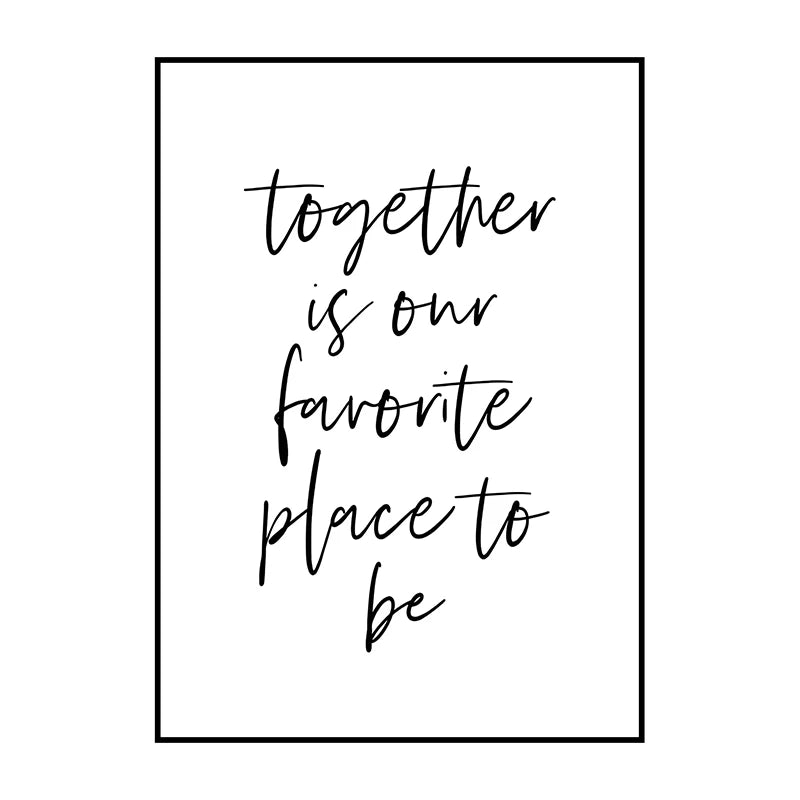 Motivational Quotes Posters Black White Minimalist Wall Art Fine Art Canvas Prints Inspirational Quotations Posters For Living Room Bedroom Home Office Decor