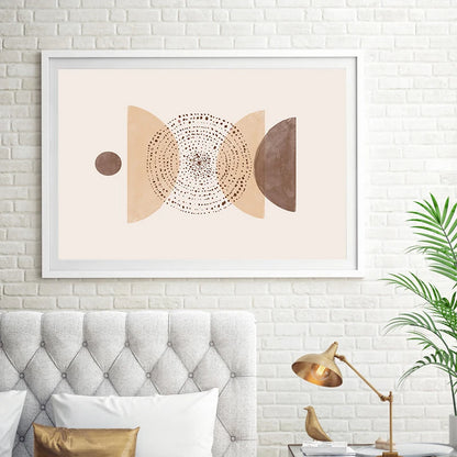 Minimalist Abstract Celestial Geometry Wall Art Fine Art Canvas Prints Sun Moon Posters Pictures For Living Room Bedroom Art Decor