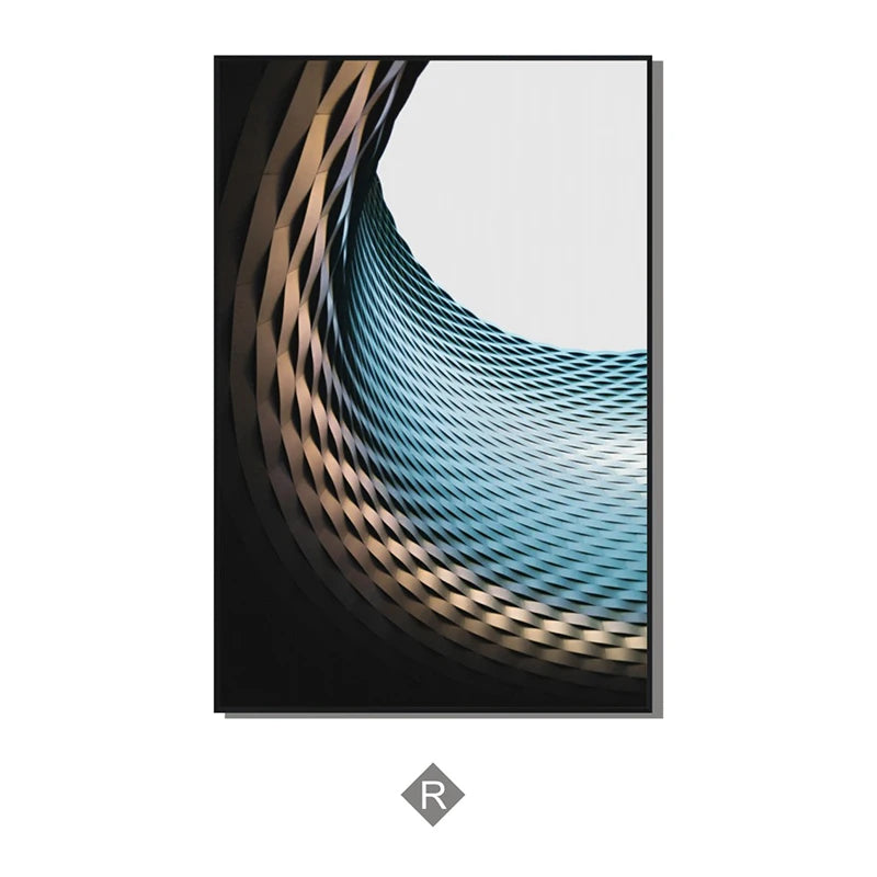Abstract Black Golden Rings Wall Art Fine Art Canvas Prints Modern Aesthetics Pictures For Living Room Office Boutique Hotel Room Decor