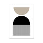 Minimalist Black Beige White Abstract Line Art Fine Art Canvas Prints Pictures For Living Room Dining Room Home Office Interior Decor