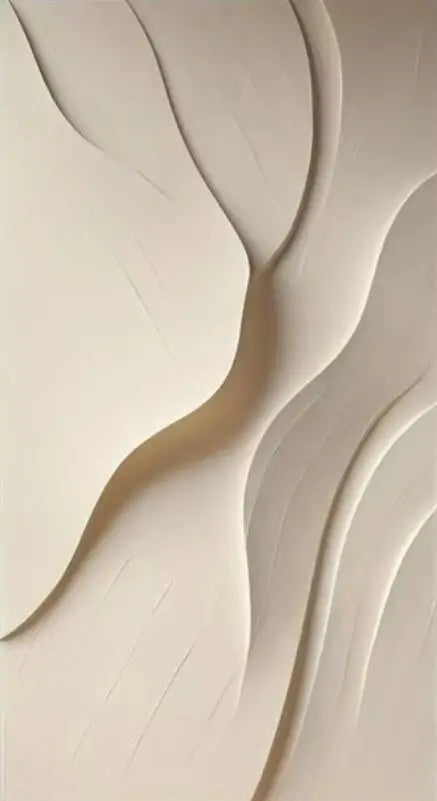 Large Format Abstract 3D Textural Visualization Canvas Print Wall Art Minimalist Pictures For Modern Apartment Reception Entryway Foyer Art Decor