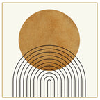 Abstract Geometric Botanical Line Art Fine Art Canvas Prints Wall Art Modern Minimalist Pictures For Living Room Dining Room Wall Decor