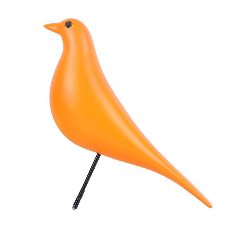 Simple Colorful Bird Figurine Nordic Blackbrid Desktop Ornament Decoration For Living Room Sideboard Office Desk Nordic Home Decor