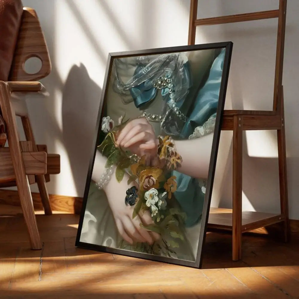 Vintage Portrait Classic Fine Art Canvas Prints Famous Paintings Wall Art Posters Pictures For Living Room Dining Room Bedroom Art Decor