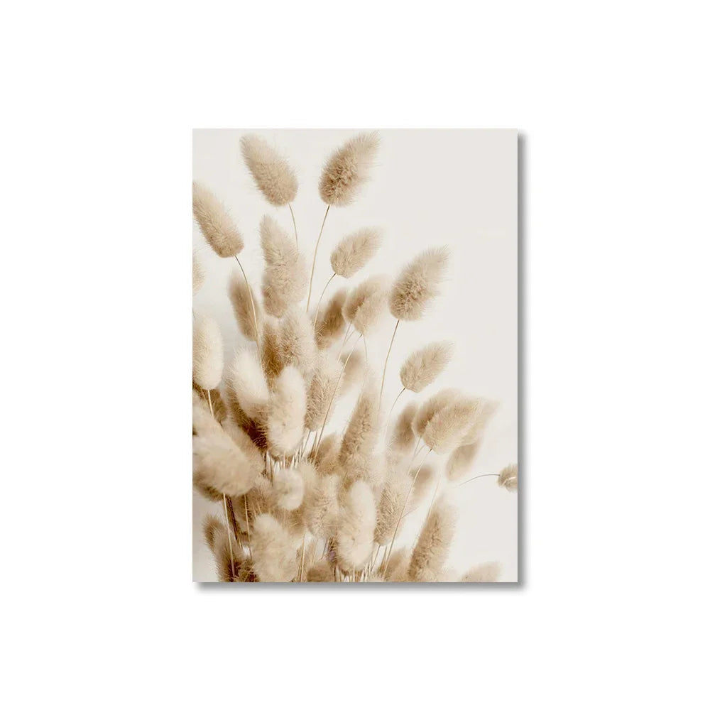 Minimalist Neutral Tones Lake Pier Seascape Coastal Grasses Wall Art Fine Art Canvas Prints Picture Of Calm For Living Room Bedroom Art Decor