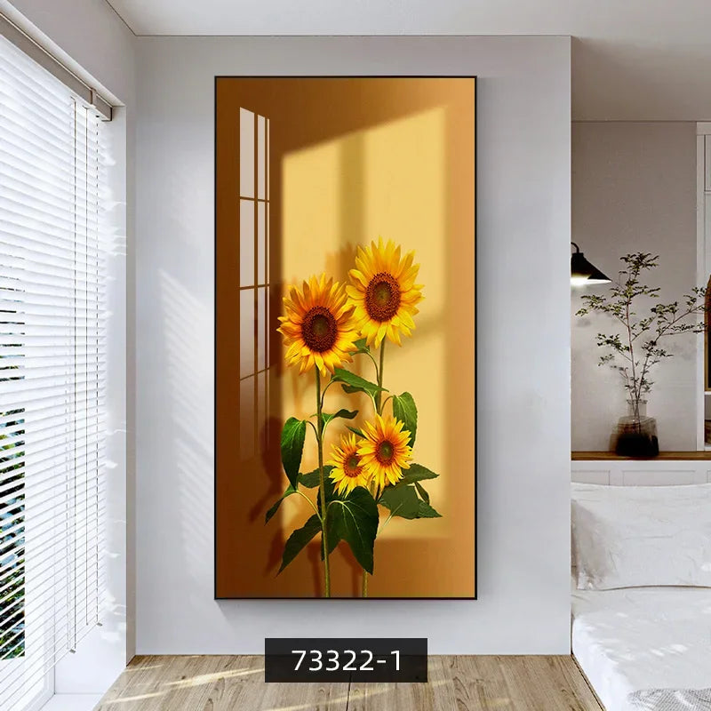 Summer Flowers Colorful Floral Wall Art Fine Art Canvas Prints Modern Botanical Pictures For Living Room Dining Room Foyer Art Decor 2025 05