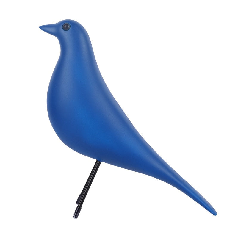 Simple Colorful Bird Figurine Nordic Blackbrid Desktop Ornament Decoration For Living Room Sideboard Office Desk Nordic Home Decor
