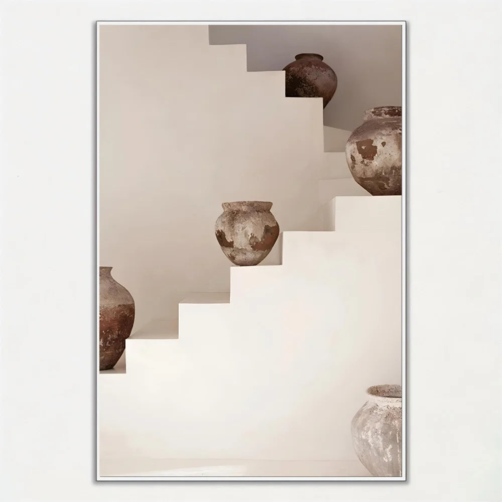 Rustic Vintage Vases Still Life Wall Art Fine Art Canvas Prints Pictures For Living Room Dining Room Kitchen Art For Contemporary Interiors 2025