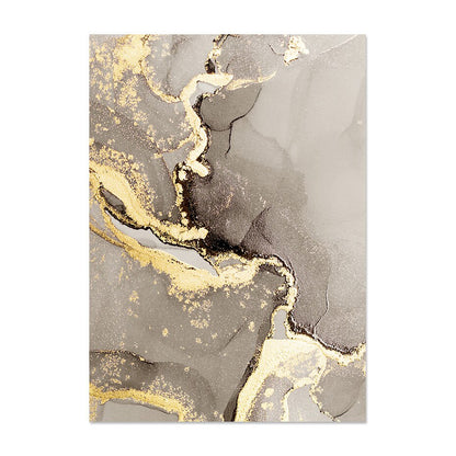 Modern Abstract Beige Golden Marble Print Wall Art Fine Art Canvas Prints Pictures For Living Room Bedroom Light Luxury Home Decor