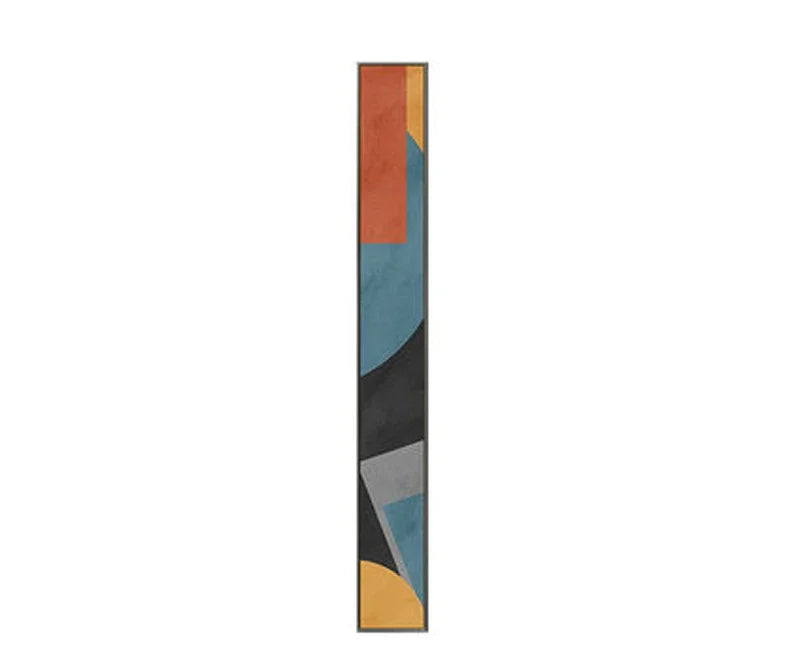 Colorful Tall Abstract Slim Format Wall Art Fine Art Canvas Prints Creative Artwork For Modern Living Room Foyer Bedroom Art Decor