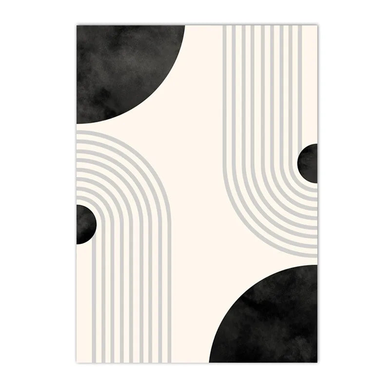 Minimalist Abstract Geometric Line Art Fine Art Canvas Prints Pictures For Modern Apartment Living Room Dining Room Home Office Art Decor 2025