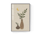 Floral Still Life Textural Wall Art Fine Art Canvas Prints Minimalist Botanical Pictures For Living Room Kitchen Dining Room Wall Decor