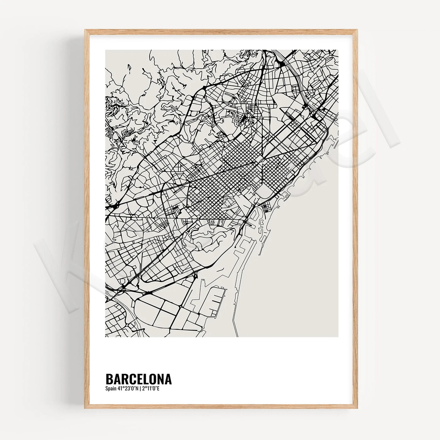 Minimalist City Map Posters - London, Berlin, Paris, Kiev, Barcelona, Milan, Amsterdam, Prague, Athens, Liverpool, Florence, Belfast, Venice. Wall Map Black White Fine Art Canvas Prints Stylish Minimalist Posters For Home/Office