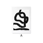 Modern Minimalist Abstract Line Art Figure Art Fine Art Canvas Prints Beige Black White Nordic Gallery Wall Pictures For Living Room Bedroom Art Decor