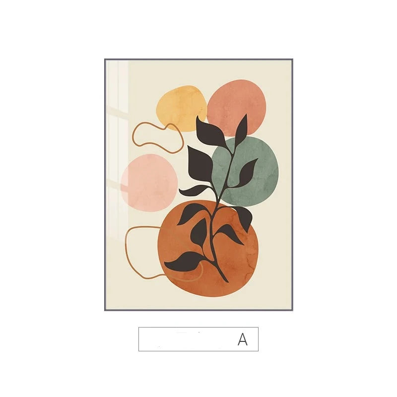 Modern botanical wall art