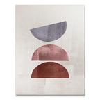 Scandinavian Minimalist Geometric Dark Neutral Colors Wall Art Fine Art Canvas Prints Modern Abstract Pictures For Living Room Home Decor