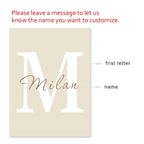 Dream Big Little One Personalized Baby's Name Nursery Wall Art Prints Posters Cute Customized Pictures For Kid's Room Wall Decororation