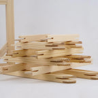 Wood Frame For Canvas Prints - Custom Sizes e.g. 50x70cm, 60x120cm etc - DIY Canvas Framing Kit Wooden Frame Stretcher Bars For Gallery Mount Framing Canvas Prints