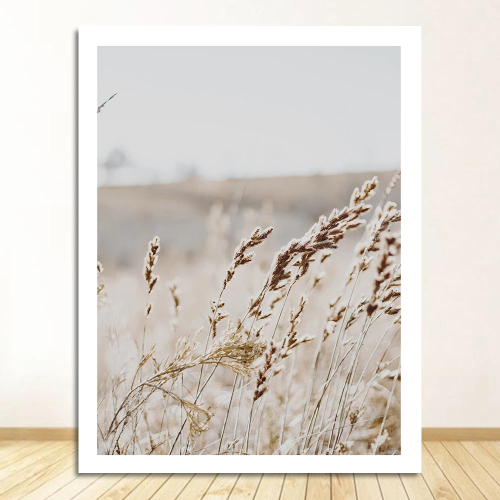 Sandy Beach Sea Grass Landscape Wall Art Fine Art Canvas Prints Pictures Of Calm Gallery Wall Art For Living Room Inspirational Home Decor