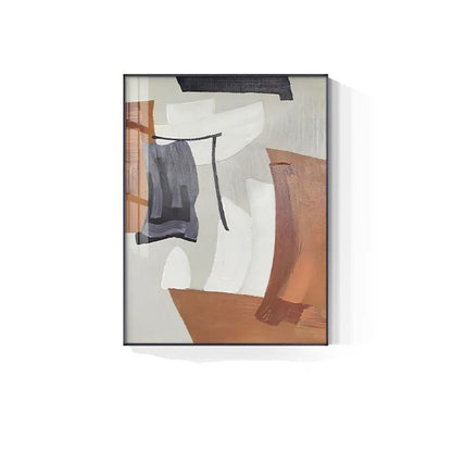 Modern Abstract Neutral Colors Brown Beige Black Wall Art Fine Art Canvas Prints Pictures For Living Room Bedroom Home Office Art Decor