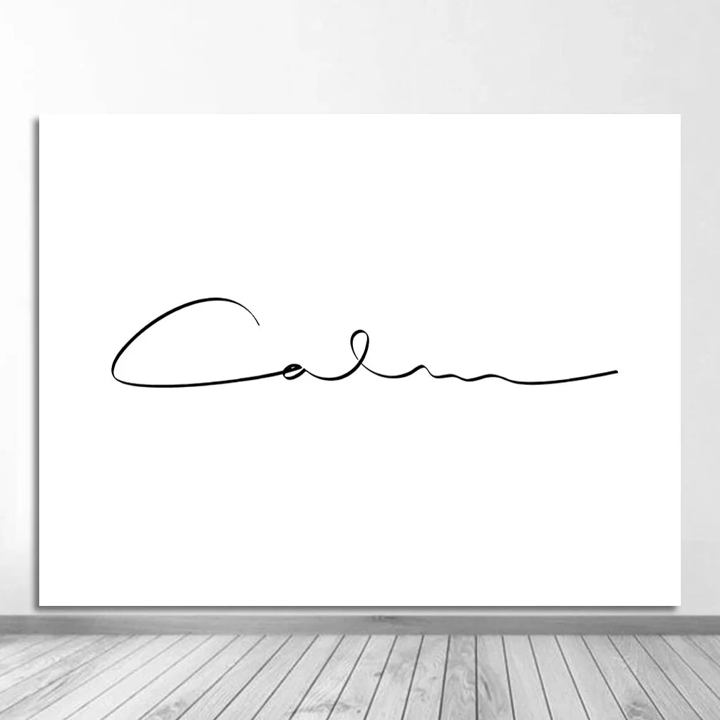 Minimalist Abstract Line Art Figure Art Fine Art Canvas Prints Black White Pictures Posters For Living Room Bedroom Art For Simple Living 2025