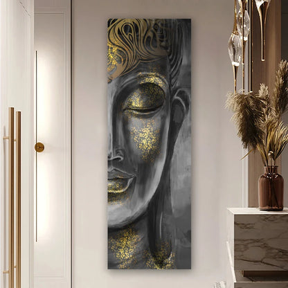 Tall Format Buddha Poster Wall Art Fine Art Canvas Prints Inspirational Pictures For Entrance Hall Living Room Spa Home Office Art Decor