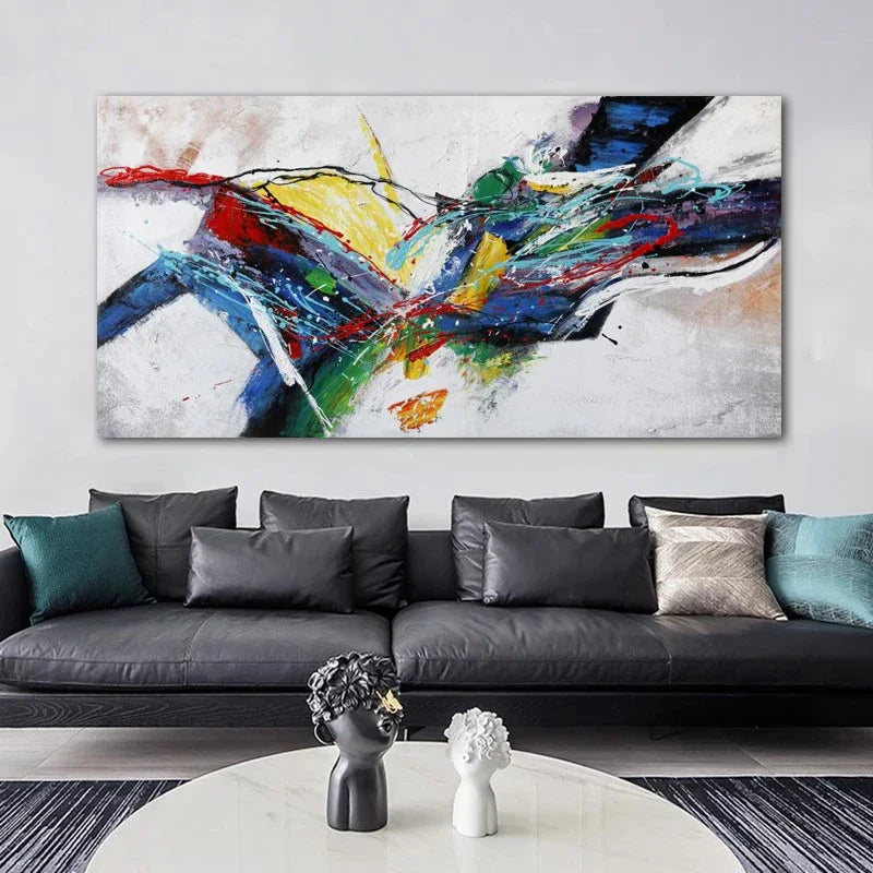 Big Modern Abstract Wall Art Fine Art Canvas Print Picture For Apartment Living Room Dining Room Home Office Hotel Art Decor