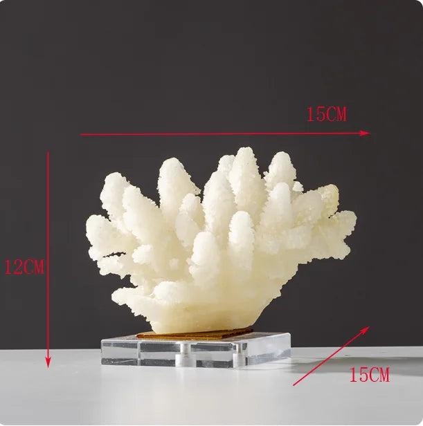 Auspicious Wealth Tree Metal Sculpture — Modern Home Decor Ornament For Living Room Marble Coral‑Inspired Decorative Art Pieces