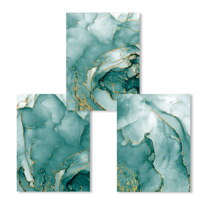 Modern Abstract Aqua Liquid Marble Prints Wall Art Fine Art Canvas Prints Pictures For Living Room Dining Room Home Office Decor