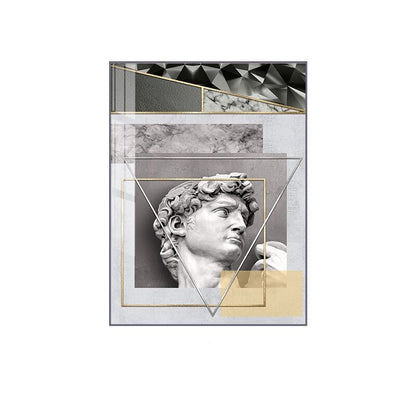 Modern Abstract Geometry Renaissance Wall Art Fine Art Canvas Prints Pictures For Living Room Dining Room Home Office Art Decor