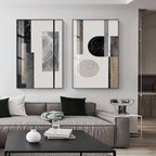 Modern Abstract Aesthetics Wall Art Fine Art Canvas Prints Pictures For Urban Apartment Living Room Dining Room Home Office Art Decor