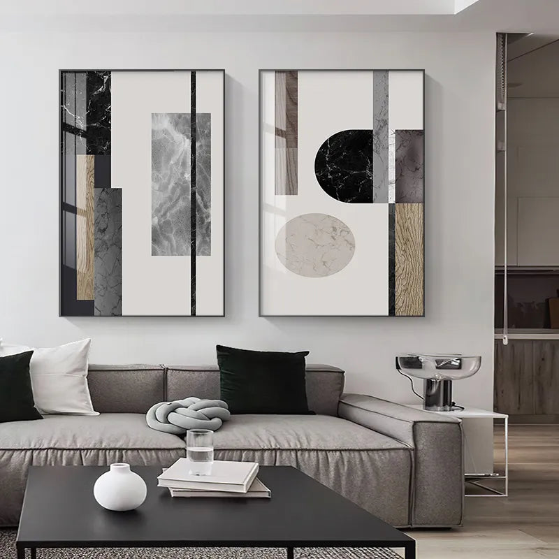 Modern Abstract Aesthetics Wall Art Fine Art Canvas Prints Pictures For Urban Apartment Living Room Dining Room Home Office Art Decor