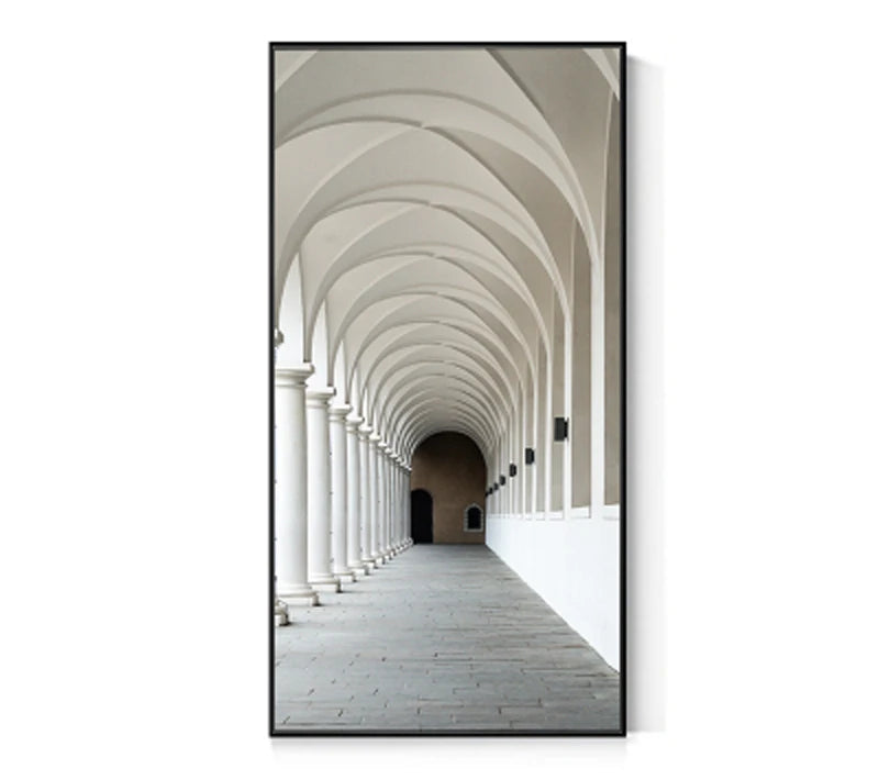 Modern Abstract Minimalist Arches Architecture Wall Art Fine Art Canvas Prints Pictures For Entrance Hall Foyer Living Room Home Office Decor