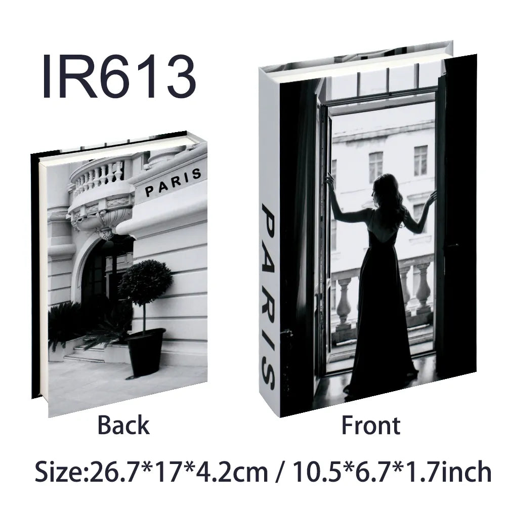Fashion Art Style Faux Books Coffee Table Decor Book Box Storage Boxes Luxury Practical Ornamental Decoration For Modern Home Decor