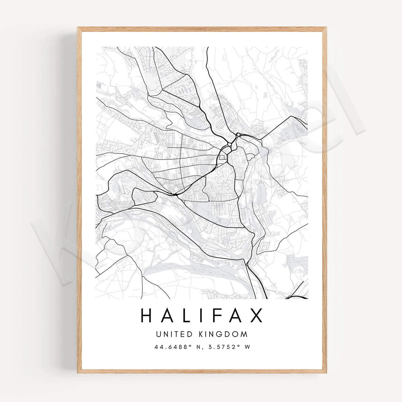 Horsforth. Toronto. Rochdale. Halifax. Oxford. New Delhi. Munich. Barcelona. Salisbury. Sunderland. Cities Travel Map Poster