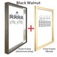 Metal Picture Frame Brushed Black Frosted White Brushed Gold Titanium Silver With Wood Inner Frame Sizes 20x30cm to 50x70cm