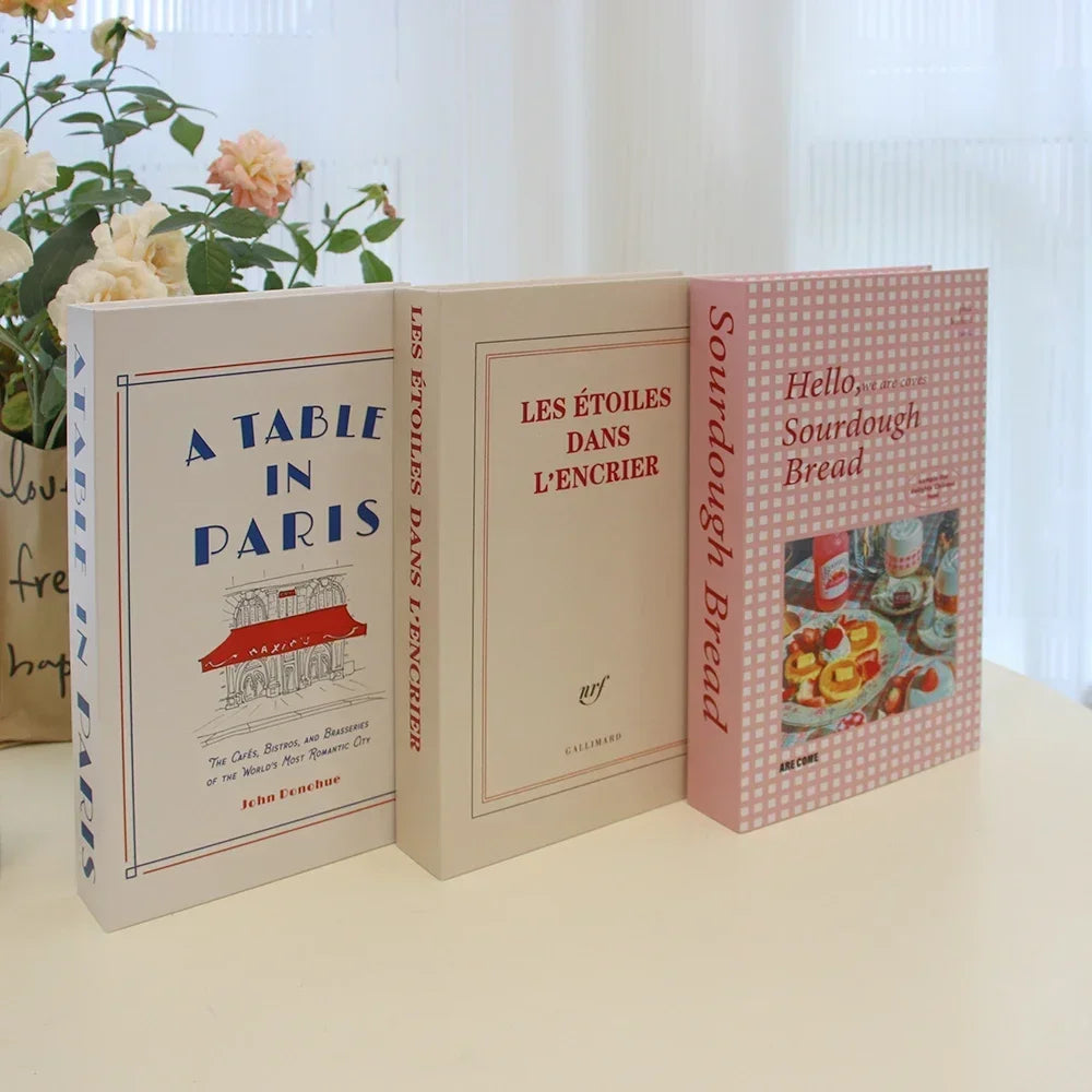 Set of 3Pcs Designer Fashion Faux Books – Decorative Designer Book Props for Coffee Table, Living Room, Hotel Room, Club &amp; Villa Decor