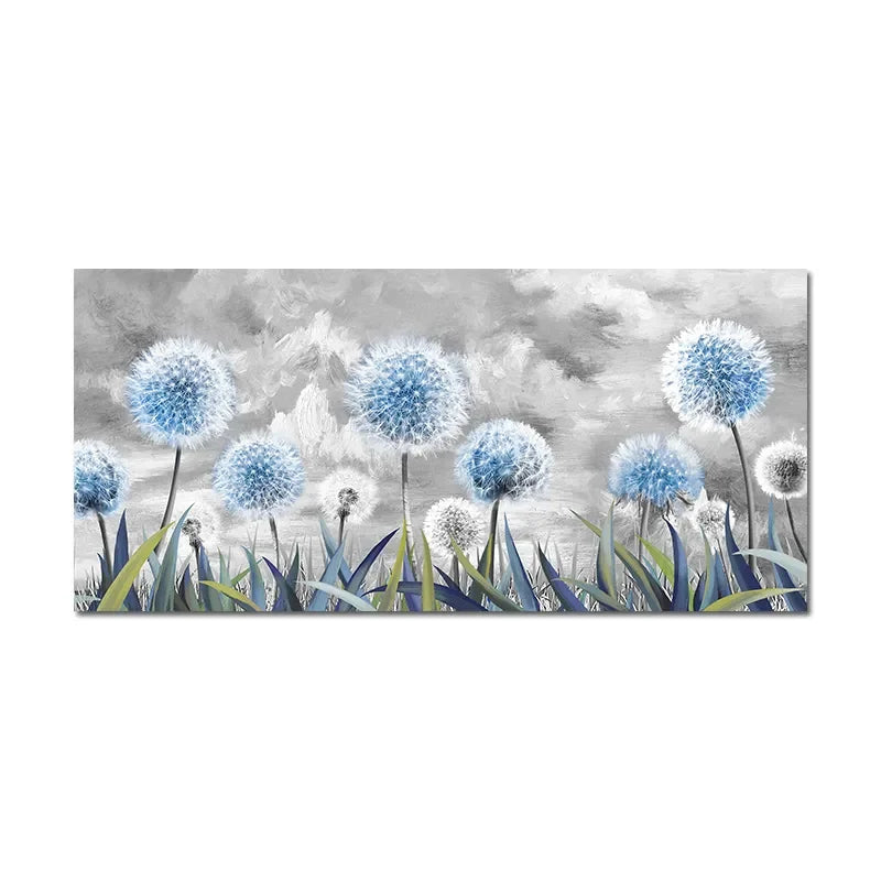 * Featured Sale * Vintage Retro Floral Wide Format Wall Art Fine Art Canvas Prints Modern Botanical Pictures For Living Room Bedroom Art Decor