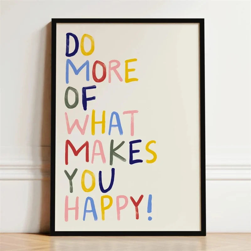 Motivational Quotes & Affirmation Wall Art Fine Art Canvas Prints - Inspirational Words, Simple Modern Typography & Uplifting Phrases