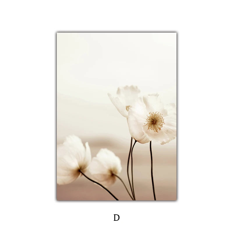 Simple Nature Floral Landscape Gallery Wall Art Fine Art Canvas Prints Minimalist Nordic Pictures For Living Room Scandinavian Home Decor